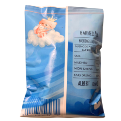 Personlige chipsposer - Med mini chipspose