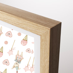 Personlig plakat i ramme - Bamse i ballongynge