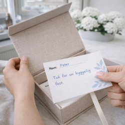 Personlig G�stebox - En hilsen fra din g�ster
