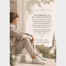 Lyk�nskningskort - Dreng