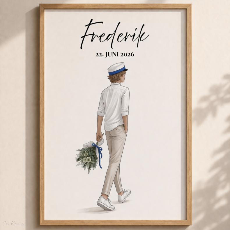 Student - Bl� st�ende dreng