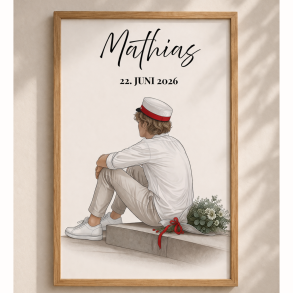 Student - R�d siddende dreng