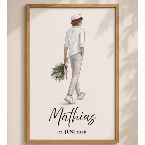 Student - R�d st�ende dreng