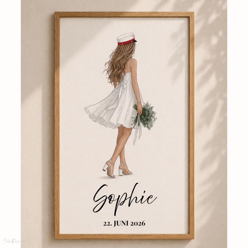 Student - R�d st�ende pige