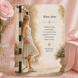 Lyk�nskningskort - Pige - H�ndbold