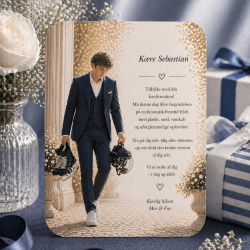 Lyk�nskningskort - Dreng - Ishockey