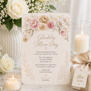 Lyk�nskningskort - Mors dag