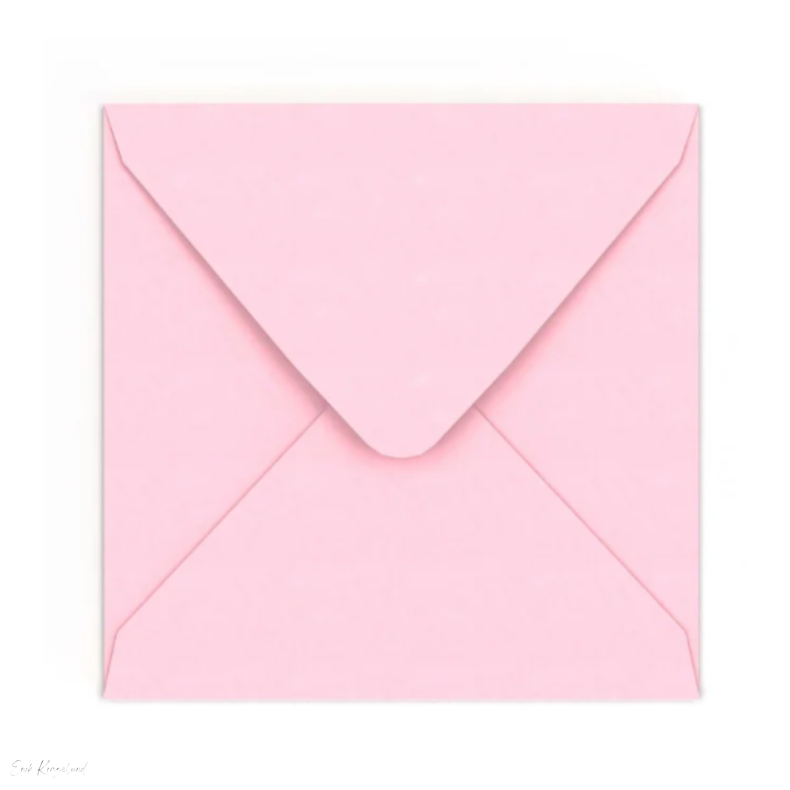 Lyser�d kuvert - 155 x 155 mm