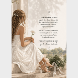 Lyk�nskningskort - Pige