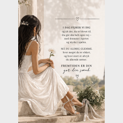 Lyk�nskningskort - Pige