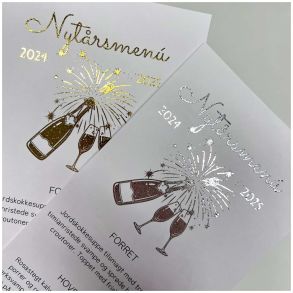 Menkort Nytr - Guld- eller slvfolie