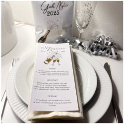 Menkort Nytr - Guld- eller slvfolie