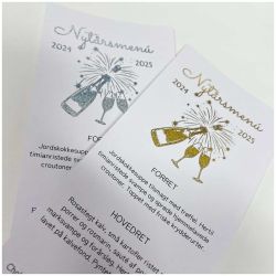 Menkort Nytr - Guld- eller slvfolie