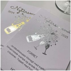 Menkort Nytr - Guld- eller slvfolie