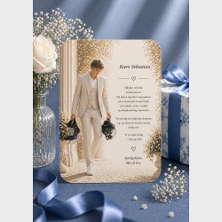 Lyk�nskningskort - Dreng - Ishockey