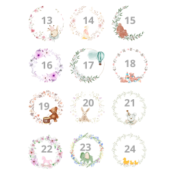 Bordkort - Cirkel (23 motiver)