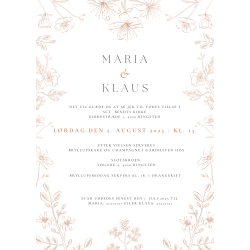 Bryllup - Minimalistisk