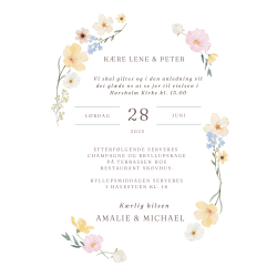 Bryllup - Sommerblomst