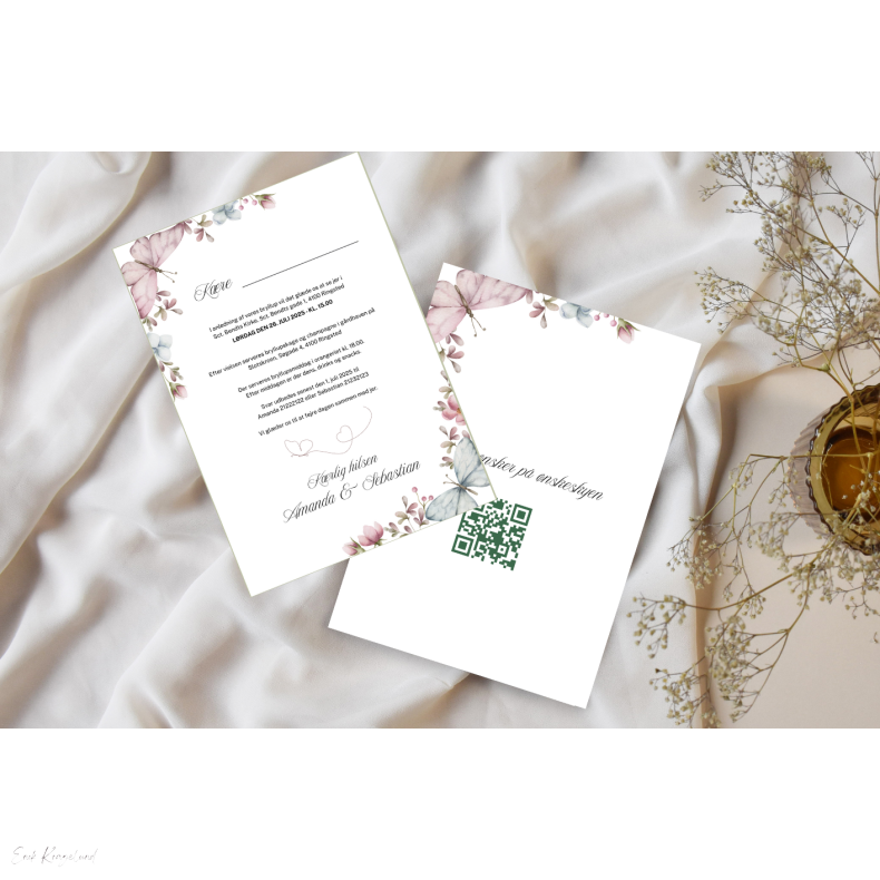 Butterfly - A5 - Digital invitation