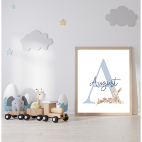 Personlig plakat i ramme - Kanin