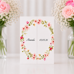 Konfirmation - Rosa krans - Pige