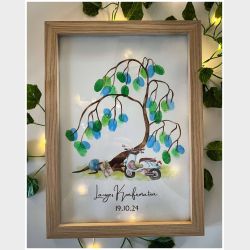 Fingertrykplakat - Dreng - Konfirmation