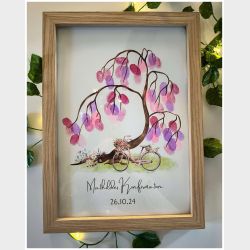 Fingertrykplakat - Pige - Konfirmation