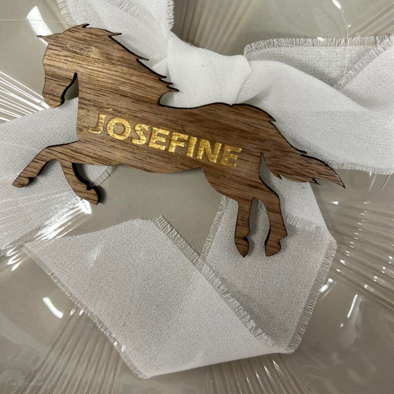 Bordkort Hest