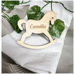 Bordkort - Gyngehest