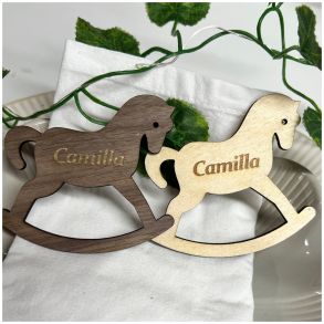 Bordkort - Gyngehest