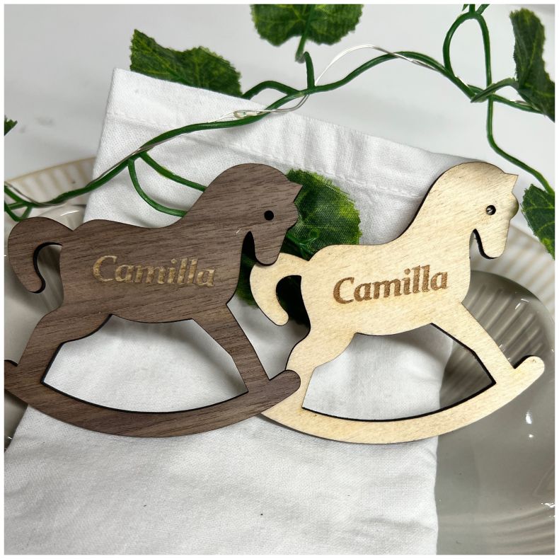 Bordkort - Gyngehest