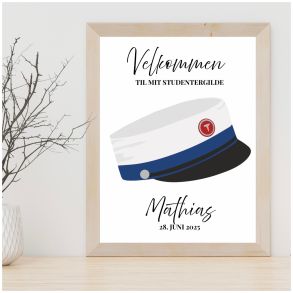 Student Bl - Velkomstskilt A3