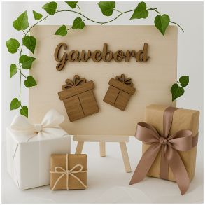 Skilt - Gavebord