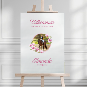 Konfirmation - Blomsterkrans Portrt
