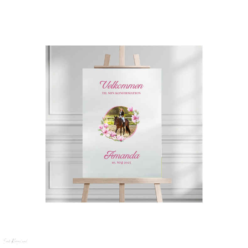 Konfirmation - Blomsterkrans Portrt