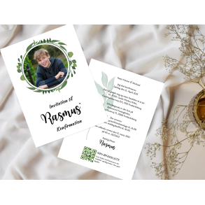 Konfirmation - Green Leaf
