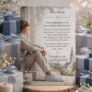 Lyk�nskningskort - Dreng