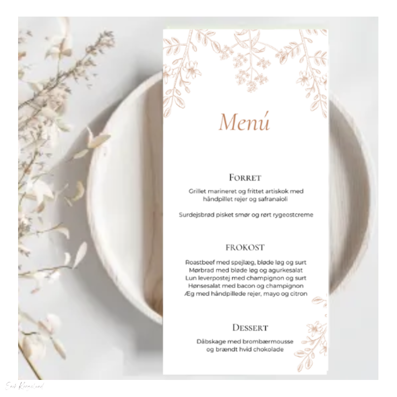 Menkort Minimalistisk