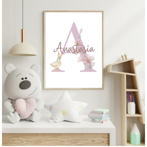 Personlig plakat i ramme - Festlig gs