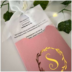 Pocket invitationer - Bogstav