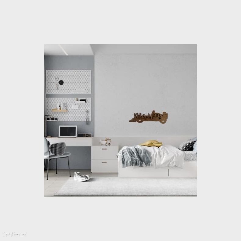 Navneskilt - Racerbil