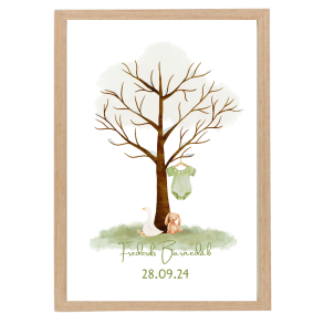 Fingertrykplakat - Dreng - Barnedb