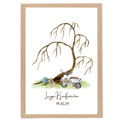 Fingertrykplakat - Dreng - Konfirmation