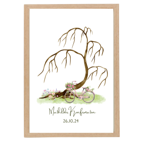 Fingertrykplakat - Pige - Konfirmation