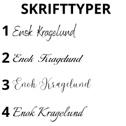 Personligt slik - Bryllup