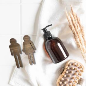 Toiletskilt - Dame & Mand