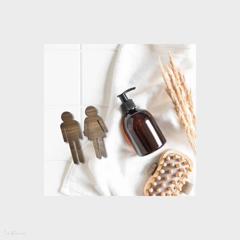 Toiletskilt - Dame &amp; Mand