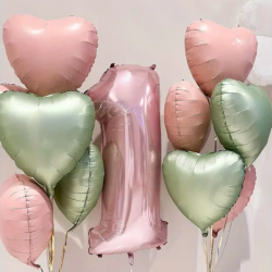 Hjerte Folieballon 45 cm