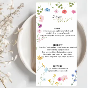 Konfirmation - Menkort Flora