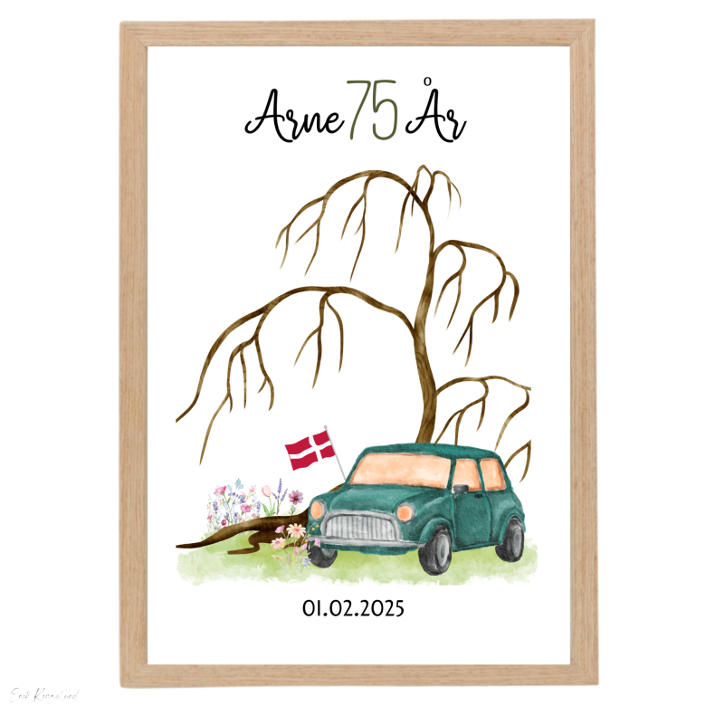 Fingertrykplakat - Fdselsdag